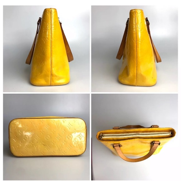 Authentic Louis Vuitton Yellow Vernis purse bag - Picture 3 of 10